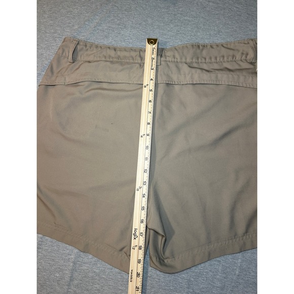 Magellan Outdoors Womens 1X Khaki Outdoor Shorts Drawstring Waist Hiking Casual - Picture 8 of 10